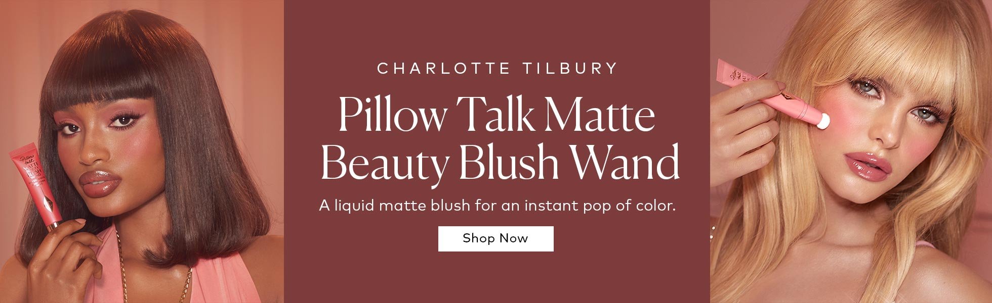 Shop the Charlotte Tilbury Pillow Talk Matte Beauty Blush Wand on Beautylish.com! 